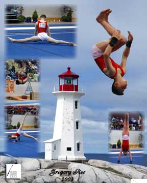 Lighthouse background (Peggy's Cove)